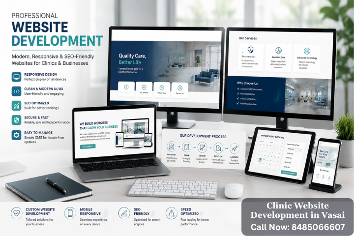 Clinic Website Development in Vasai (1) Clinic Website Development in Vasai
