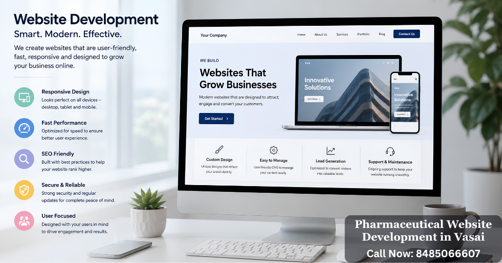 Pharmaceutical Website Development in Vasai